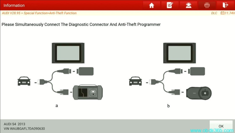 Launch X-prog3 Program 2013 Audi S4 BCM2 All Keys Lost