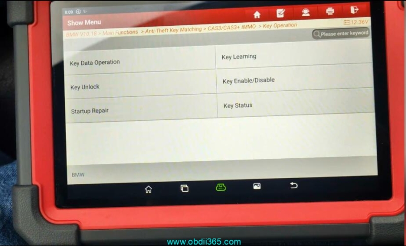 Launch X431 IMMO Plus Adds BMW CAS3+ Key via OBD
