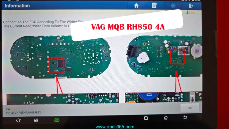 Launch X431 IMMO Plus Adds VAG MQB RH840 Key Programming