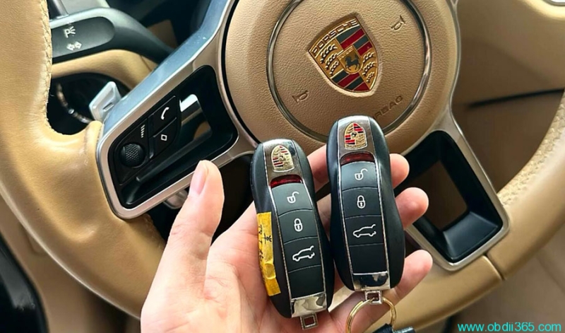 Launch X431 IMMO Plus Program Porsche Cayenne 5M48H Key