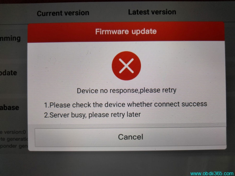 Launch X431 IMMO Plus Won’t Update New Key Programmer?