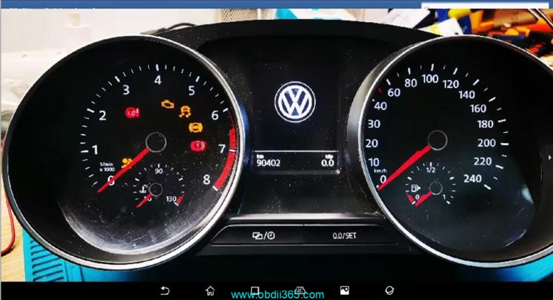 Launch X431 PAD VII Back up 2016 VW Polo MQB IMMO Data