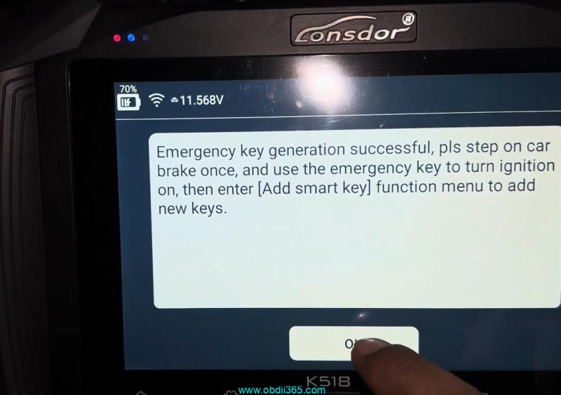 Londsor K518 Pro Program Land Cruiser 2022-2024 All Smart Keys Lost with FP30 Cable