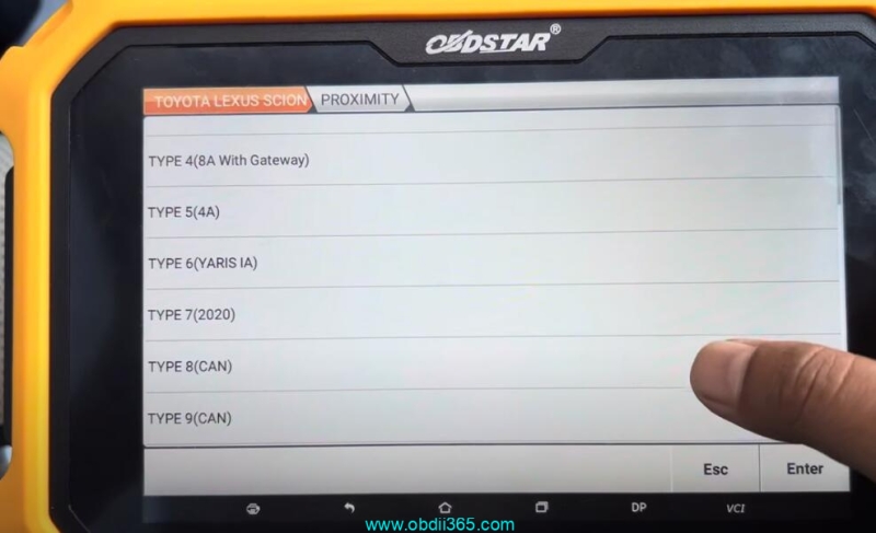 OBDSTAR X300 DP Plus Adds 2024 Toyota Crown Smart Key