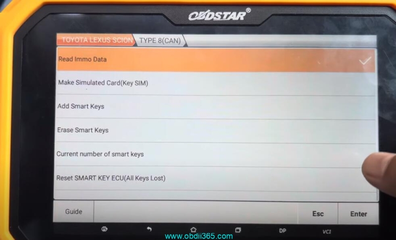 OBDSTAR X300 DP Plus Adds 2024 Toyota Crown Smart Key