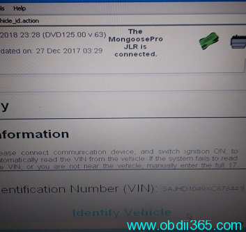 Program 1999 Jaguar XJ8 ID13 Key with JLR Mangoose SDD