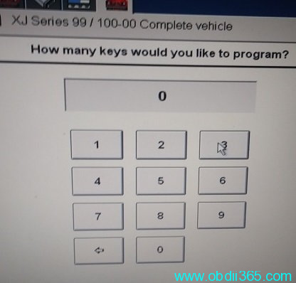 Program 1999 Jaguar XJ8 ID13 Key with JLR Mangoose SDD