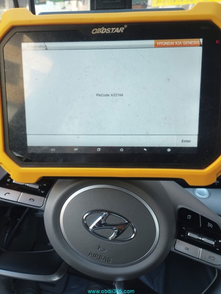 Program Hyundai Elantra 2022 All Keys Lost with OBDSTAR and IM508