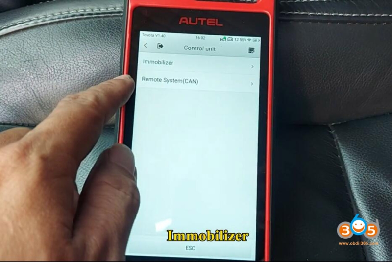 Program Toyota 8A H Blade Key AKL with Autel KM100 and Gbox3