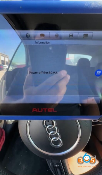 Read Audi BCM2 Encrypted IMMO Data with Autel IM508 and APB131