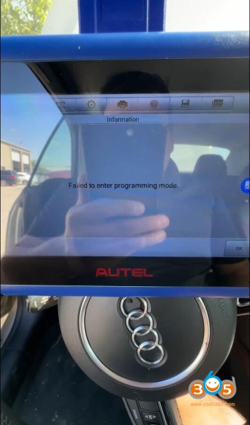 Read Audi BCM2 Encrypted IMMO Data with Autel IM508 and APB131