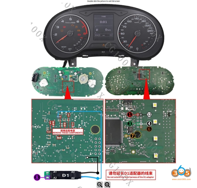 Read VAG MQB RH850 Cluster by Xhorse Yanhua Autel or CG100X