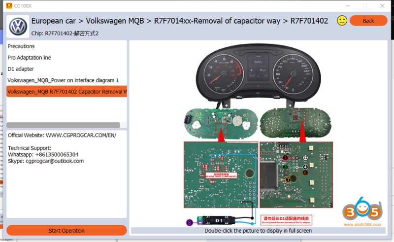 Read VAG MQB RH850 Cluster by Xhorse Yanhua Autel or CG100X