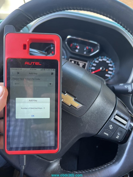 Tips to Program Chevrolet S10 2022 Key with Autel KM100