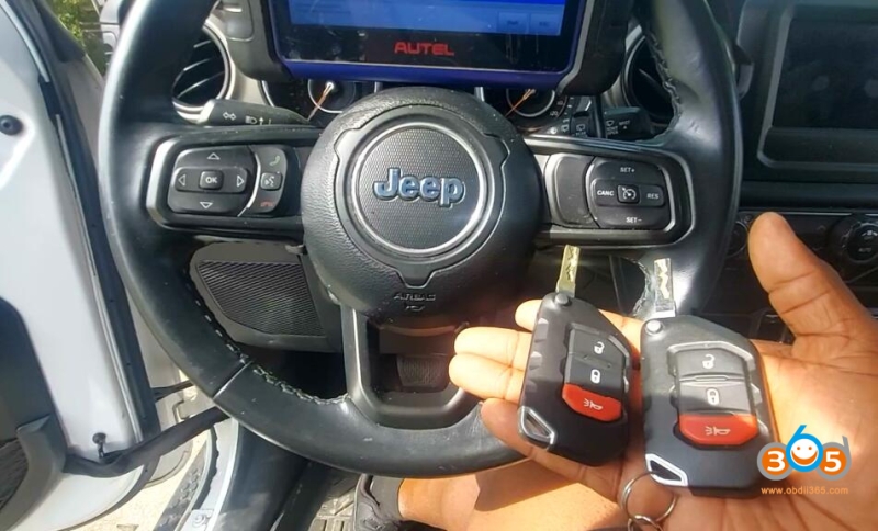 Tips to Program Jeep Gladiator Wrangler Proximity Key with Autel IM608