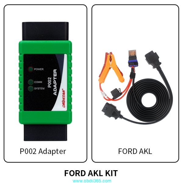 Top Cables to Disable Ford 2015+ AKL Active Alarm