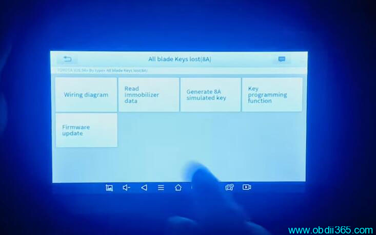 Xtool IK618 Program Toyota 8A Blade All Keys Lost via M822 Adapter
