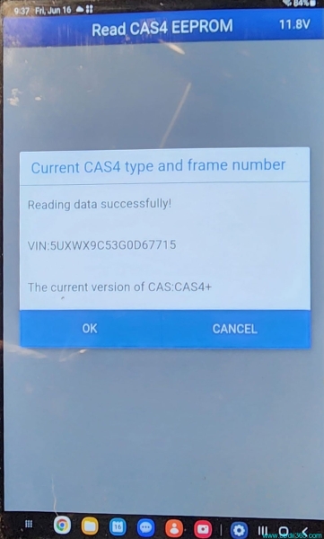 Yanhua ACDP 2016 BMW CAS4+ Key Works Proximity Not Working Solution