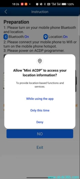 Yanhua Mini ACDP Cannot Open App Solution