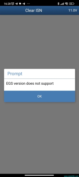 Yanhua Mini ACDP Clear ISN “EGS Version does not Support” Solution