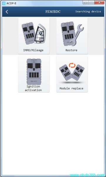 Yanhua Mini ACDP Replace BMW FEM/BDC Module Guide