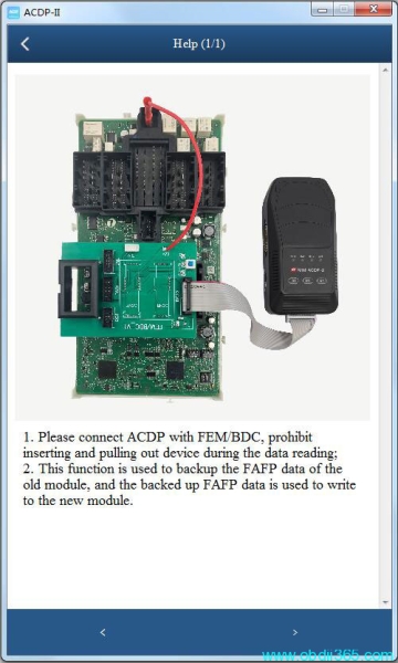 Yanhua Mini ACDP Replace BMW FEM/BDC Module Guide