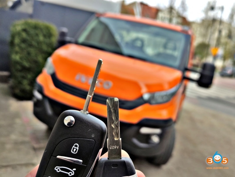 Autel IM508 Program Iveco daily 2017 Key by Dump