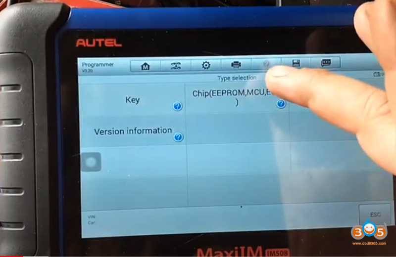 Autel IM508+ XP400 Read Mercedes Sprinter W906 Key Password via Dump