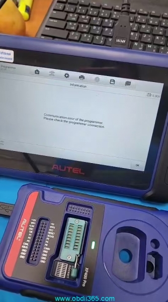 Autel IM508S BMW EWS3 Communication Error with XP400 Programmer?