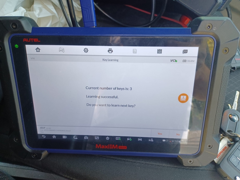 Autel IM608 Failed to Read 2018 Grand Cherokee Pin Code Solution