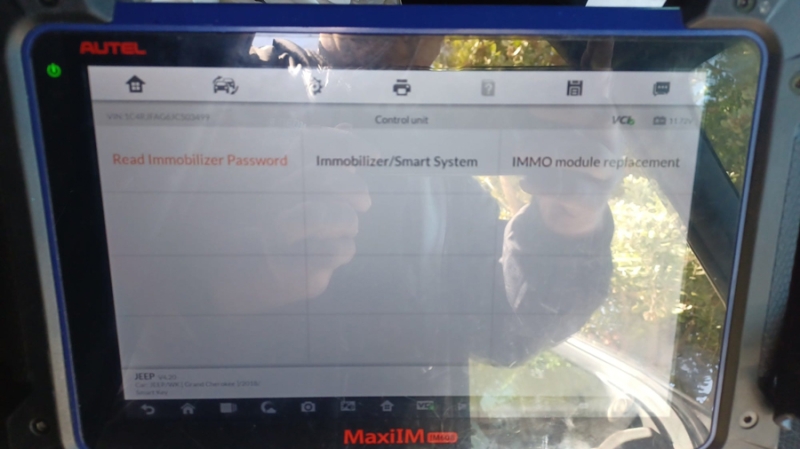 Autel IM608 Failed to Read 2018 Grand Cherokee Pin Code Solution