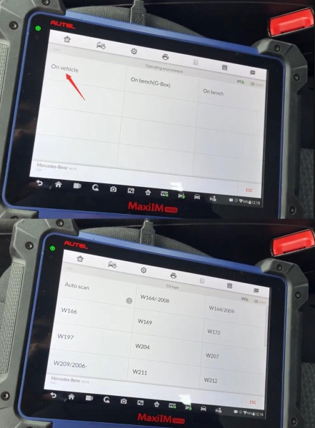 Autel IM608 Program Mercedes W169 All Keys Lost via OBD