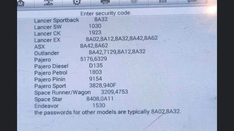 Autel IM608 Program Mitsubishi Outlander 2008 ID46 All Keys Lost