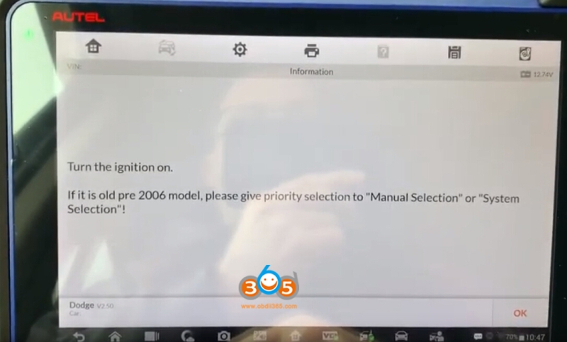 Autel IM608 Read Dodge RAM 3500 Pin Code Success