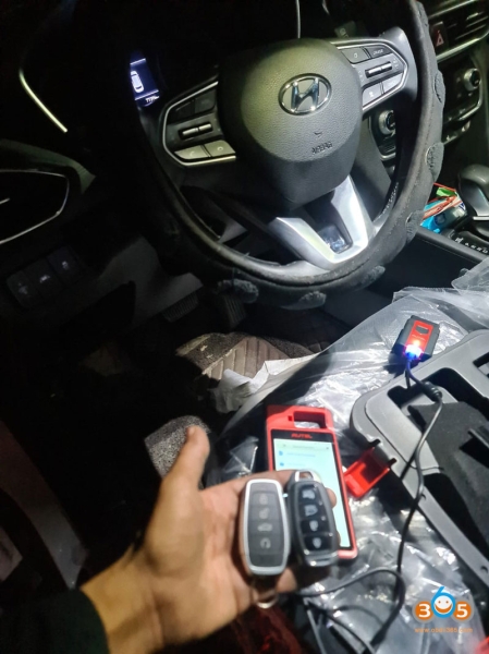 Autel KM100 Hyundai Santa Fe 2019 Autel Key Car Not Start?