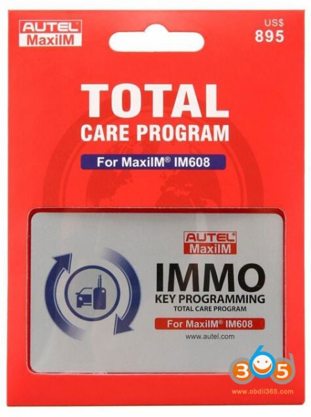 Autel MaxiIM IM508 IM608 Online Function List 2022