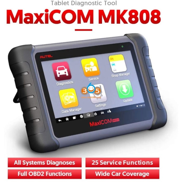 Autel MK808 IMMO Key Programming Coverage