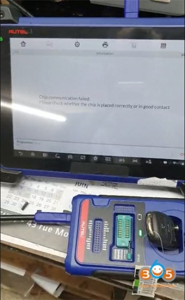 Autel XP200/ XP400 Cannot Read Any Types of Key Chips Solution