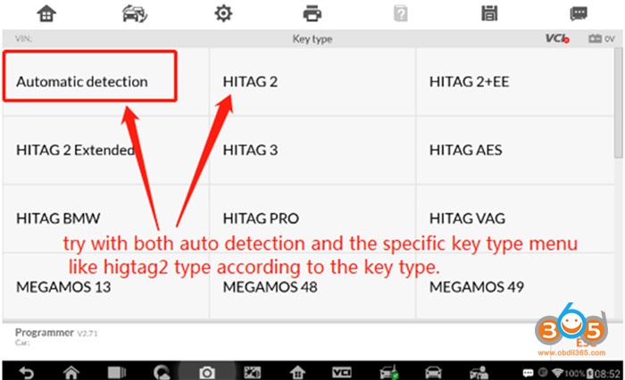 Autel XP200/ XP400 Cannot Read Any Types of Key Chips Solution