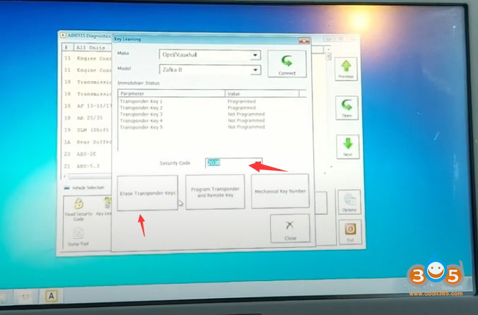 How to Add Opel Zafira 2009 Key with SVCI 2020?