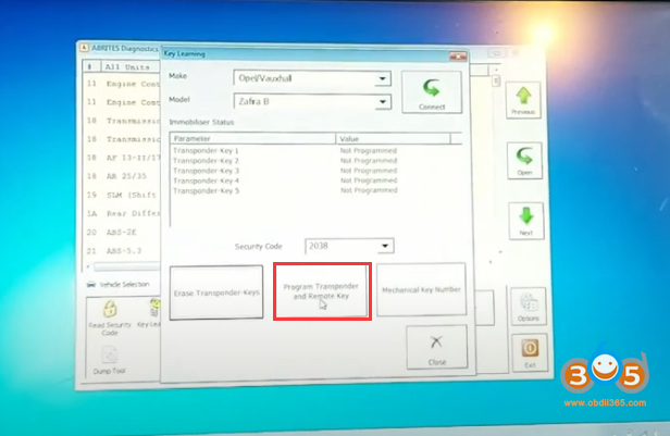 How to Add Opel Zafira 2009 Key with SVCI 2020?