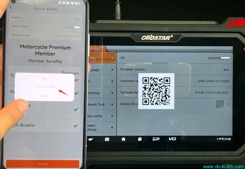 How to Bind OBDSTAR Tools to OBDSTAR App?