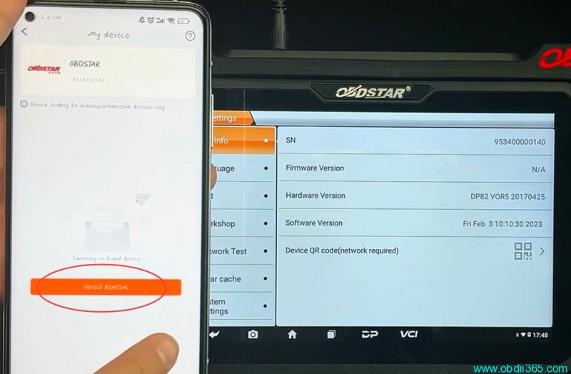 How to Bind OBDSTAR Tools to OBDSTAR App?