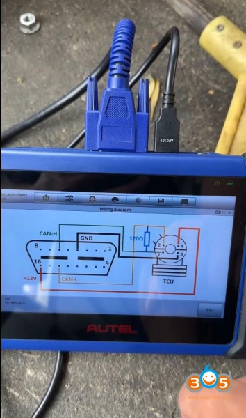 How to Clone Benz GLK350 Transmission Gearbox with Autel IM508?