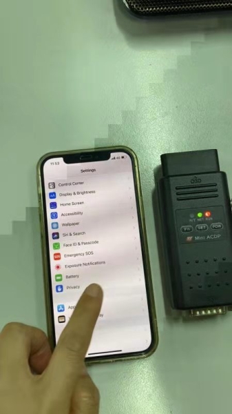 How to Configure iPhone 12 Hotspot for Yanhua Mini ACDP?