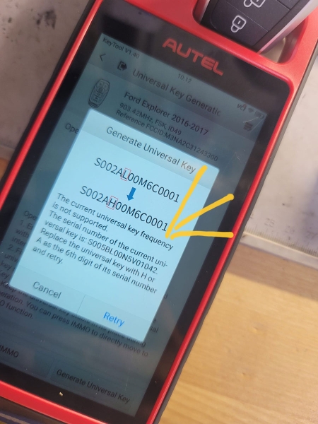 How to Generate Ford ID49 High Frequency Remote with Autel?