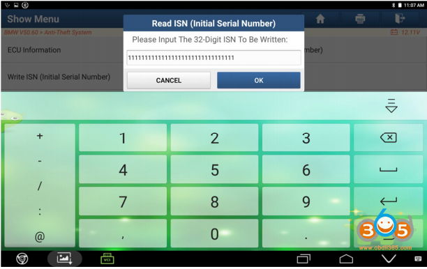 How to Read and Write BMW F series ISN Code with Launch X431?