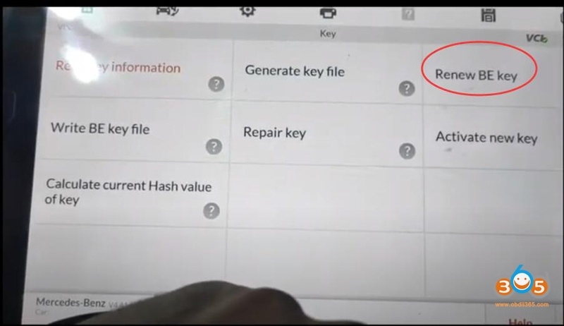 How to Renew Mercedes BE Key with Autel IM608?