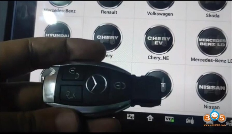 How to Renew Mercedes BE Key with Autel IM608?