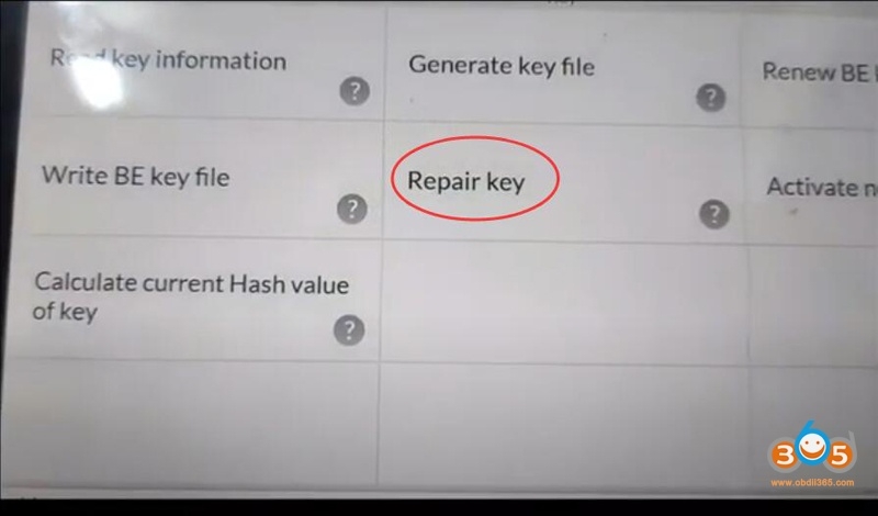 How to Renew Mercedes BE Key with Autel IM608?